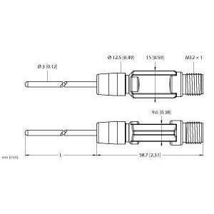 Turck - Temperaturmessumformer Temperaturerfassung TTM150C-2 #9910537 m. Stromausgang