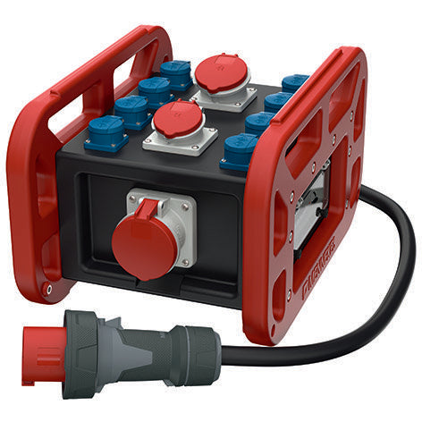 Mennekes - CEE-Steckdosen-Kombination (IEC 60309) Verteiler EverBOX GRIP 9504245RT tragbar