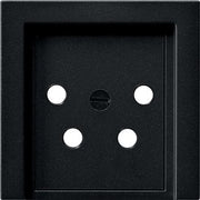 Gira - Einsatz/Abdeckung für Kommunikationstechnik Abdeckung sw 0279005 KPN-Anschlussdose 4p