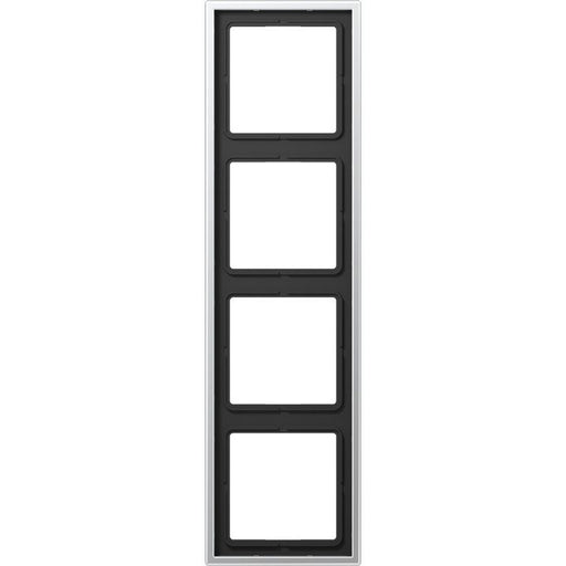 Jung - Abdeckrahmen Rahmen 4-fach alu AL 2984 waage/senkrecht