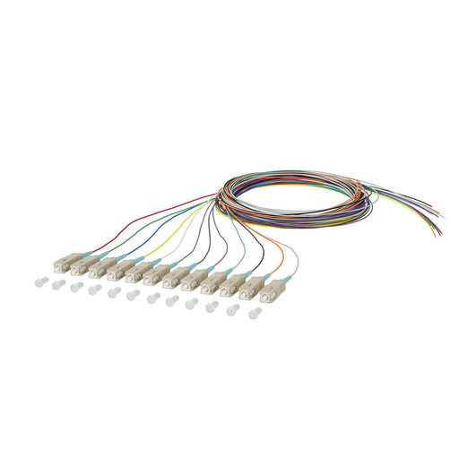 Metz Connect - LWL-Pigtail OpDAT Pigtail SC-PC 150M1CO0020E OM3 12 Farben − 12 Stück