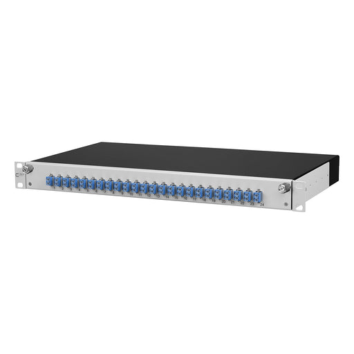 Metz Connect - Patchpanel LWL OpDAT slide R Patchfeld 1502797424-E splice 24xLC-Duplex