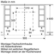 Siemens - Zubehör/Ersatzteile für Dunstabzugshauben Absenkrahmen LZ49601