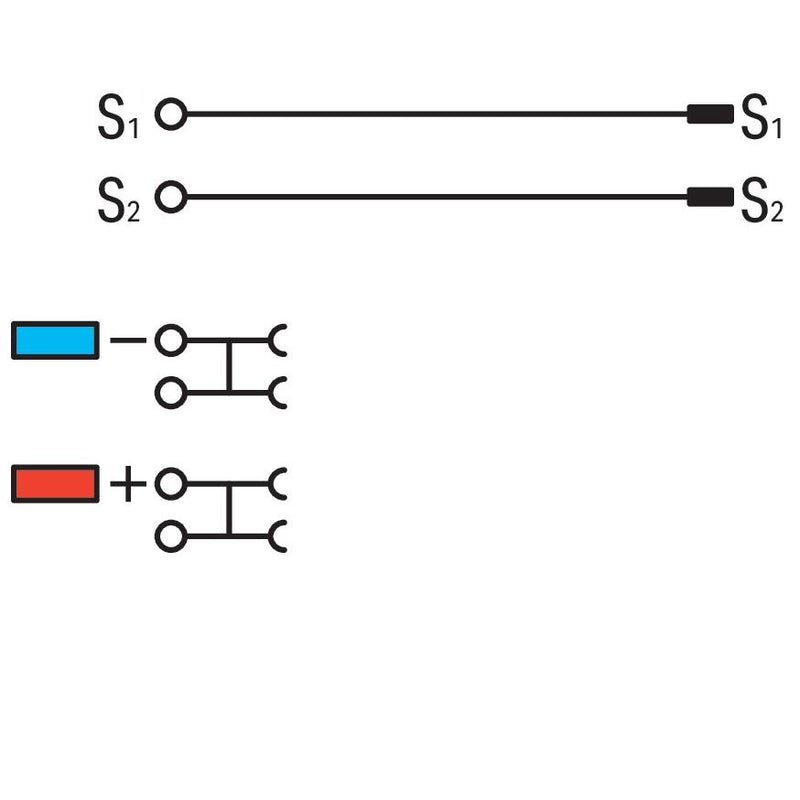 WAGO - Initiator/Aktor-Reihenklemme 3-Leiter-Initiatorenklemme 2020-5311 − 50 Stück