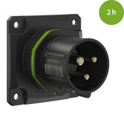 Walther Werke - CEE-Gerätestecker (IEC 60309) CEE NEO Anbaugerätestecker FW610302CC gerade 16A 3P 2h