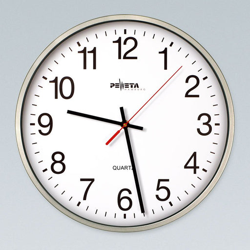 Peweta - Uhr Quarz-Batterie-Uhr 44.130.313 innen,1,5V,D=300mm