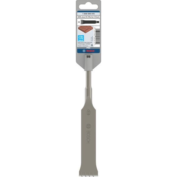 Bosch Power Tools - Maschinenmeißel PRO SDS plus-5C 1608690015 Mörtelmeißel mit  − 1 Stück
