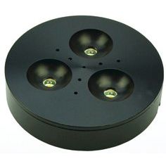 Scharnberger+Hasenbein - Decken-/Wandleuchte LED-Aufbaustrahler 90071 12V/DC 3000K 125°sw
