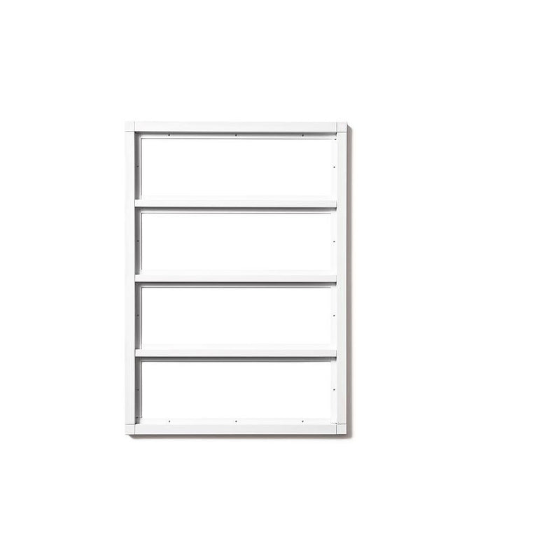 Siedle&Söhne - Montageelement für Türstation Kombirahmen KR 613-4 W weiß
