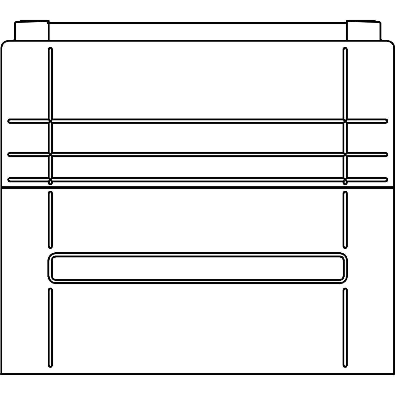Elsta Mosdorfer - Sockel/Sockelelement (Schaltschrank) Bodenmontagesockel SB4 10025768 500/320 WP RAL 7035