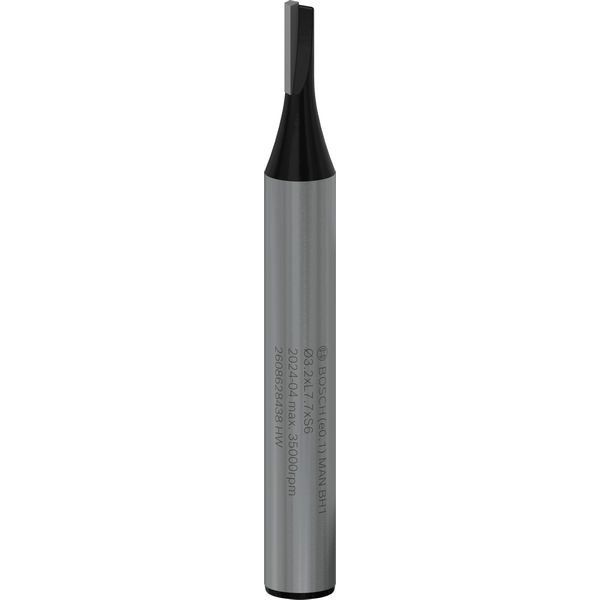 Bosch - Fräser PRO Nutfräser, 2608628438 einschneidig 3,2 x L