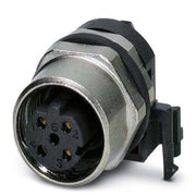 Phoenix Contact - Rundsteckverbinder, feldkonfektionierbar (Industriesteckverbinder) Bus-Systemsteckverbinder SACC-DSIV-F #1436550 Buchse M12 4p. − 10 Stück