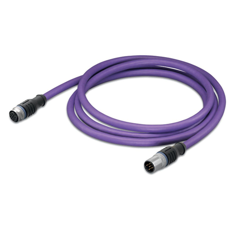 WAGO - Patchkabel Kupfer Industrie CANopen-/DeviceNet-Leitung 756-1405/060-005 axial,violett − 1 Stück