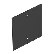 OBO Bettermann - Abdeckplatte für Einbaueinheiten Abdeckplatte T12L P05S 9011 o. Lochbild f. T12L