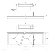 EVN Lichttechnik - Decken-/Wandleuchte LED-Pendelleuchte PTDU150125 MC