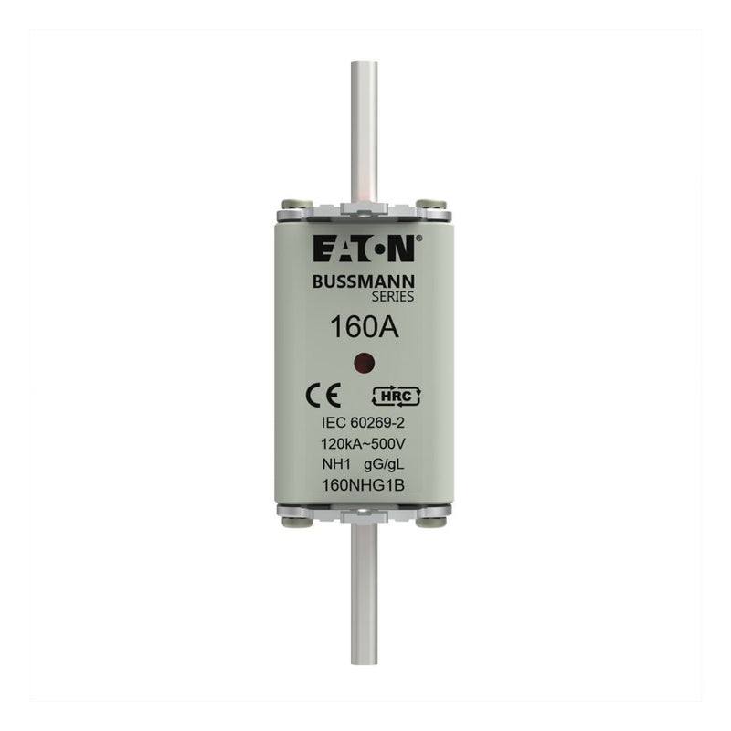 Eaton - Messersicherung Sicherungseinsatz Nieders. NH-SICHERU#160NHG1B 160A AC 500V 120kA − 3 Stück