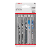 Bosch - Sägeblatt Sortiment 5-tlg. Stichsägeblatt-Set 2608667857 Basic for Wood and