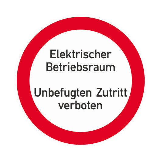 Cimco Werkzeuge - Warn-/Hinweisschild VZ Elektrischer Betriebsr. 182744 Gr. 200x200x1