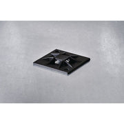 HellermannTyton - Befestigungssockel und -element für Kabelbinder Montagesockel QM20-PA66-BK-C1 20x20mm schwarz − 100 Stück