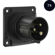 Walther Werke - CEE-Gerätestecker (IEC 60309) CEE NEO Anbaugerätestecker FW610307SK gerade 16A 3P 7h