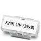 Phoenix Contact - Kabelmarkierungssystem Kabelmarkerträger KMK UV (29X8) transparent, 29x8mm − 1 Stück