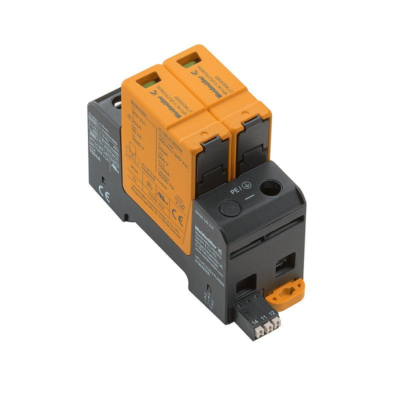 Weidmüller - Überspannungsableiter für Energietechnik/Stromversorgung Überspannungsableiter VPUACIIUS2R240/50 m. Fernmeldekontakt