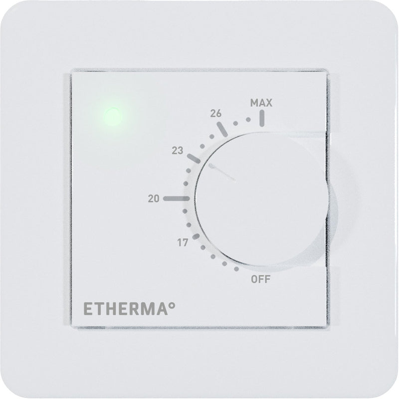 Etherma - Smart-Thermostat Dreh-Thermostat eTWIST-BASIC-1 16A, 5-28°C, APP