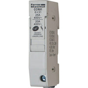 Mersen - Halter für zylindrische Sicherung Sicherungshalter CCR81 8x31 AC400V 25A − 12 Stück