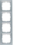 Berker - Abdeckrahmen Rahmen 4fach alu lack 10149959