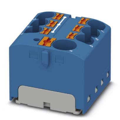 Phoenix Contact - Durchgangs-Reihenklemme Verteilerblock PTFIX 10/6X4 BU − 8 Stück