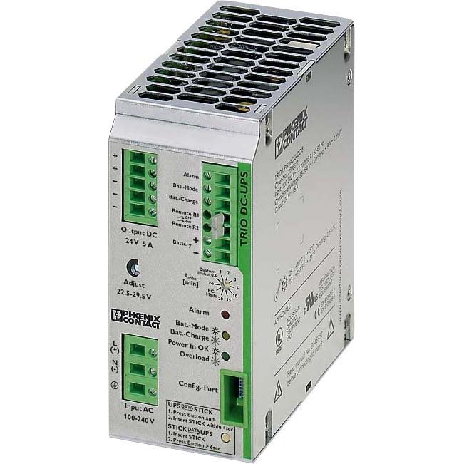 Phoenix Contact - USV-Anlage Stromversorgung TRIO-UPS/1AC/24DC/ 5 unterbrechungsfrei − 1 Stück