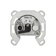 Kathrein - Antennensteckdose Breitband-Verteilerdose ESD 73 1fach 5-2150 MHz − 10 Stück