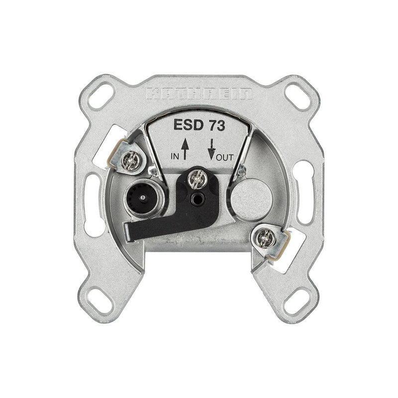 Kathrein - Antennensteckdose Breitband-Verteilerdose ESD 73 1fach 5-2150 MHz − 10 Stück
