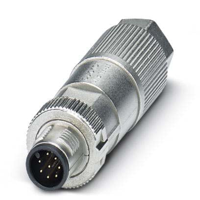 Phoenix Contact - Rundsteckverbinder, feldkonfektionierbar (Industriesteckverbinder) Sensor-/Aktor-Steckverb. SACC-MS-8QO-#1414610