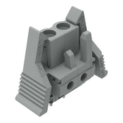 WAGO - Leiterplattensteckverbinder THT-Federleiste gerade 232-132/039-000 Rastermaß 5mm,grau − 100 Stück