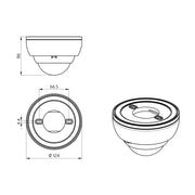 BEG Brück Electronic - Bewegungsmelder/Präsenzmelder komplett Präsenzmelder PD4MTRIO2DALIDSI1CAP 2xDALI, 1C