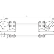 DEHN - Zubehör/Ersatzteile für Erdung und Blitzschutz Erdungsleitung EL10L035M #410403 10mm2/L 0,3m schw.