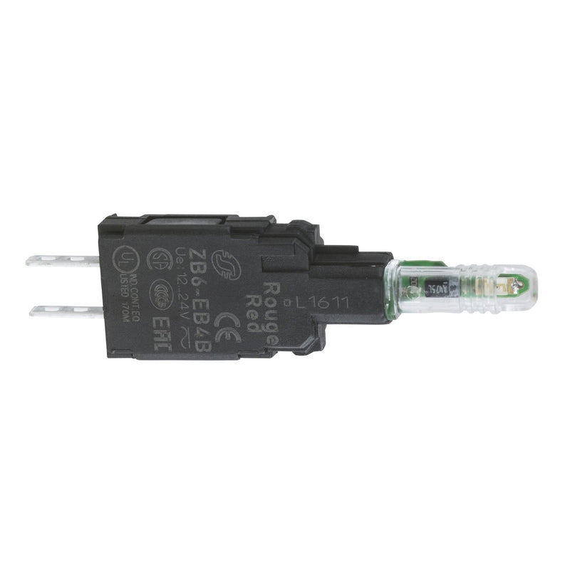 Schneider Electric - Lampenfassungsblock für Befehls- und Meldegeräte LED-Modul ZB6EM5B 230V ge − 5 Stück