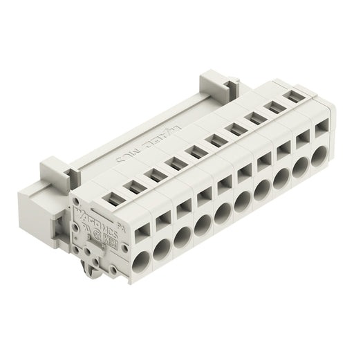 WAGO - Kabelsteckverbinder für Leiterplattensteckverbinder 1-Leiter-Stiftleiste 721-610/018-000 CAGECLAMP,2,5mm²,lgr − 50 Stück