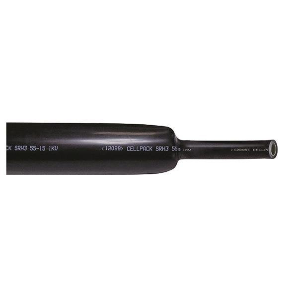 Cellpack - Schrumpfschlauch SRH3 33-8/1000 sw m.Kleber,in 1m Absch