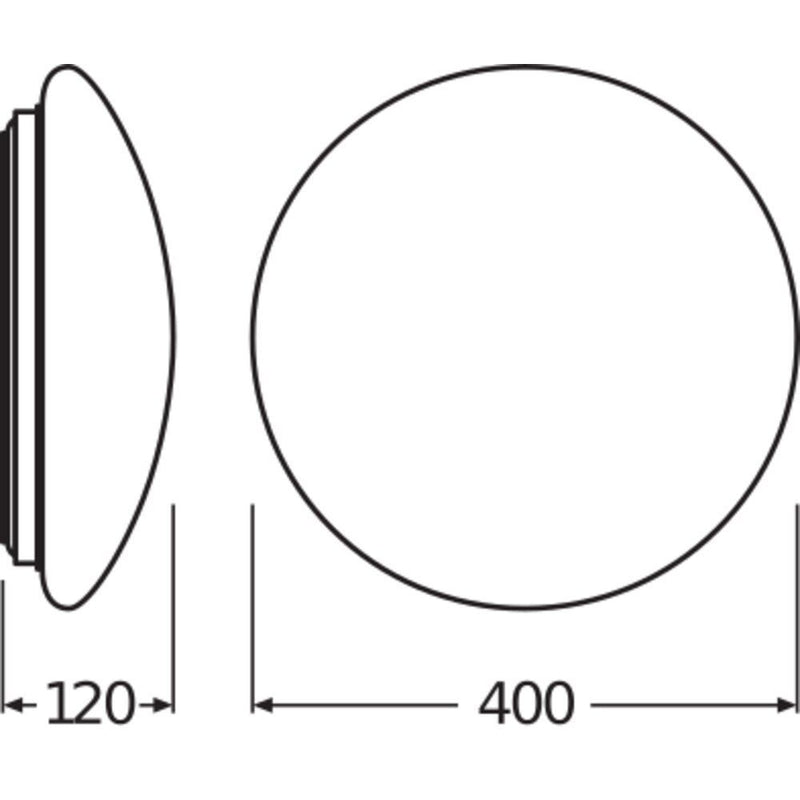 Ledvance - Decken-/Wandleuchte LED-Wand-/Deckenleuchte SFCIRC.400 24W 3000K 3000K