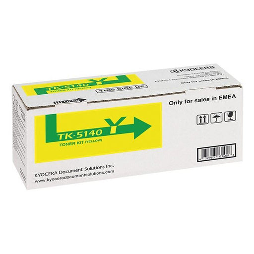 Kyocera - Verbrauchsmaterial für Telefax/Drucker/MFC Lasertoner TK-5140Y ge 5.000 Seiten,gelb