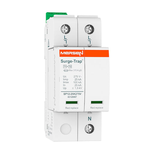 Mersen - Blitzstromableiter für Energietechnik Überspannungsableiter STPT12-25K275V-1PM Typ1+2 25kA Uc275V