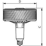 Philips Lighting - LED-Lampe/Multi-LED LED-Lampe E40 TForce LED #75367200 4000K 60Gr.