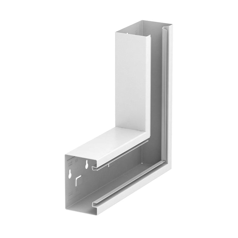 OBO Bettermann - Flachwinkel für Geräteeinbaukanal Flachwinkel GS-SFS70110RW symmetrisch