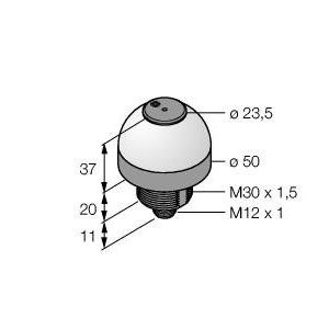 Turck - Optisches/Akustisches Signalgerät LED-Anzeige K50LGRA2YPQ Kennleuchte − 1 Stück