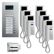 TCS Tür Control - Türsprech-Set Videosprechanlgenset color PVU1670-0010 7 Tasten Freisprech
