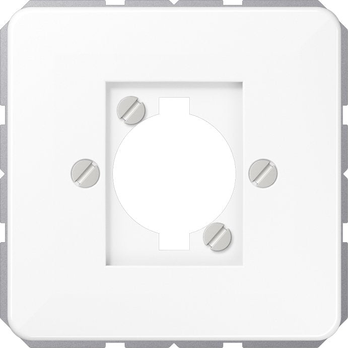 Jung - Einsatz/Abdeckung für Kommunikationstechnik Abdeckung aws CD 568 WW für XLR Steckdose