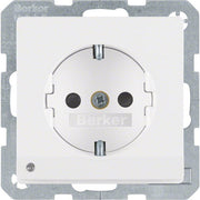 Berker - Steckdose SCHUKO-Steckdose pows/sa 41096089 LED-Orientierg-licht