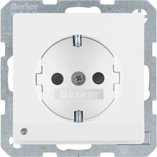 Berker - Steckdose SCHUKO-Steckdose pows/sa 41096089 LED-Orientierg-licht